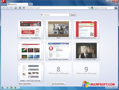 截图 Opera Windows XP