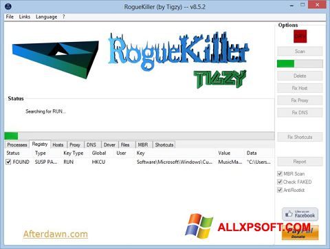 截图 RogueKiller Windows XP
