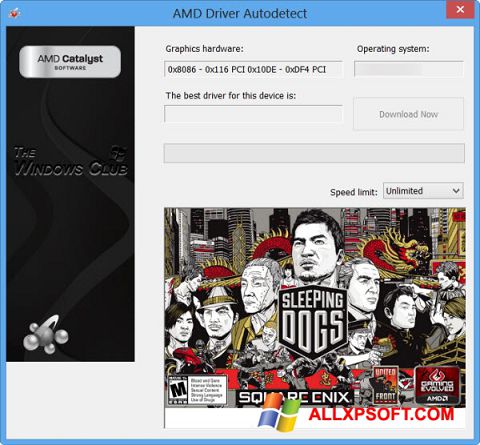 截图 AMD Driver Autodetect Windows XP
