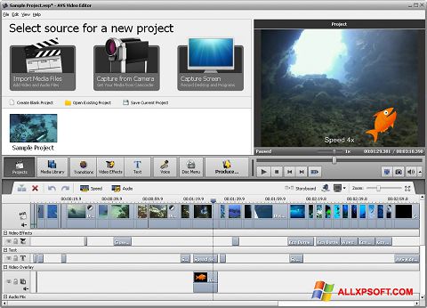截图 AVS Video Editor Windows XP