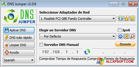 截图 DNS Jumper Windows XP