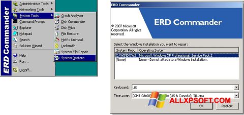 截图 ERD Commander Windows XP