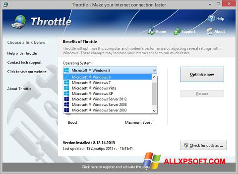 截图 Throttle Windows XP