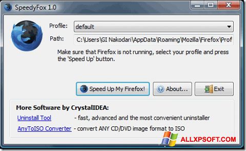 截图 SpeedyFox Windows XP