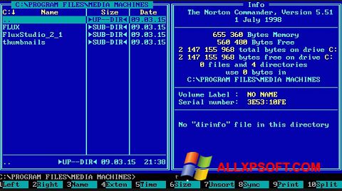 截图 Norton Commander Windows XP
