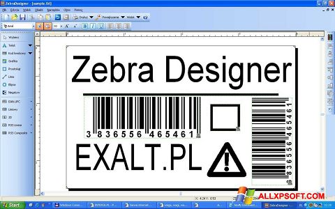 截图 Zebra Designer Windows XP