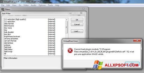 截图 VirtualDub Windows XP
