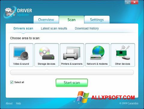 截图 Carambis Driver Updater Windows XP