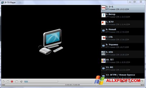 截图 IP-TV Player Windows XP