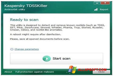截图 Kaspersky TDSSKiller Windows XP