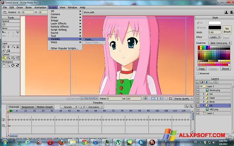 截图 Anime Studio Windows XP