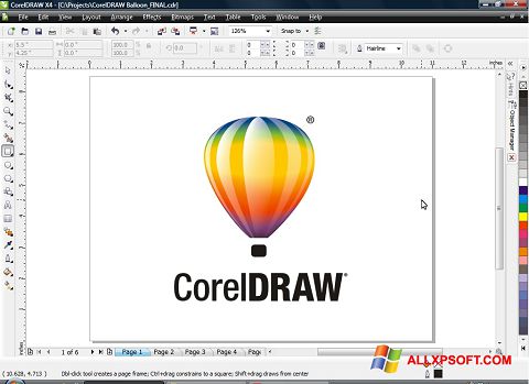 截图 CorelDRAW Windows XP