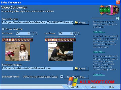 截图 Active WebCam Windows XP