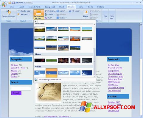 截图 Artisteer Windows XP