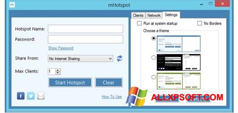 截图 mHotspot Windows XP