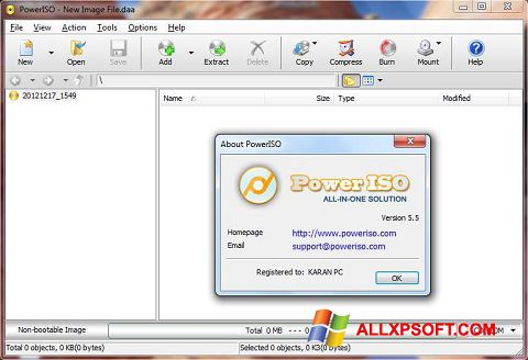 截图 PowerISO Windows XP