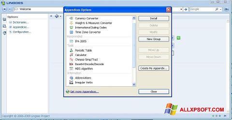 截图 Lingoes Windows XP