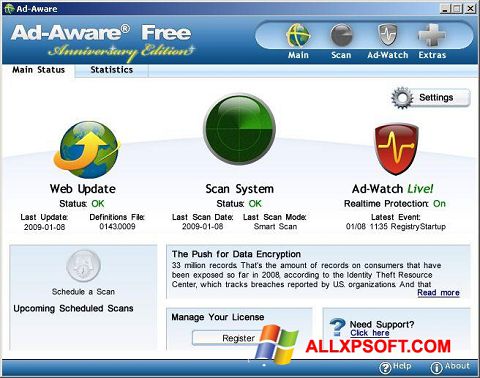 截图 Ad-Aware Free Windows XP