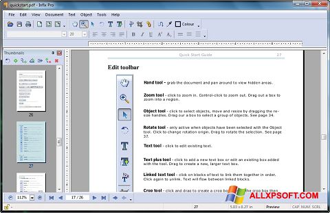 截图 Infix PDF Editor Windows XP