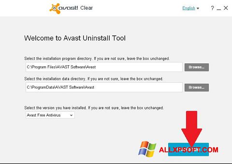 截图 Avast Uninstall Utility Windows XP