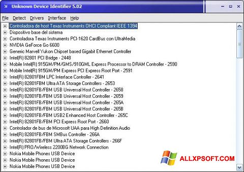 截图 Unknown Device Identifier Windows XP