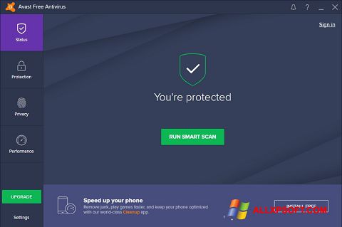截图 Avast Free Antivirus Windows XP