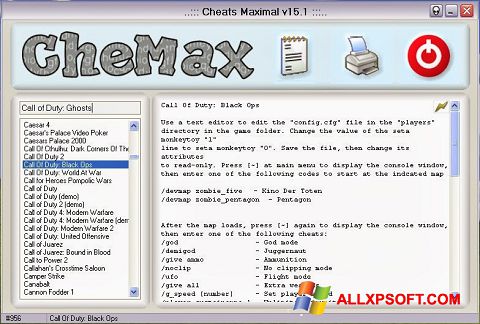 截图 CheMax Windows XP
