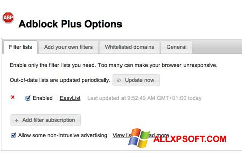 截图 Adblock Plus Windows XP