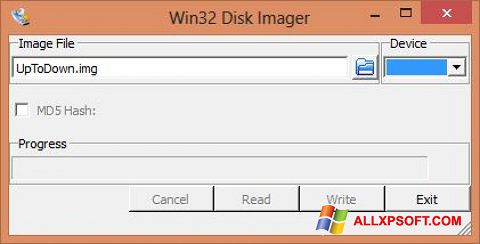 截图 Win32 Disk Imager Windows XP