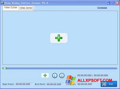 截图 Free Video Cutter Windows XP
