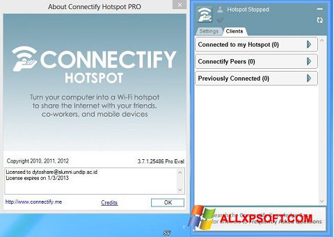 截图 Connectify Pro Windows XP