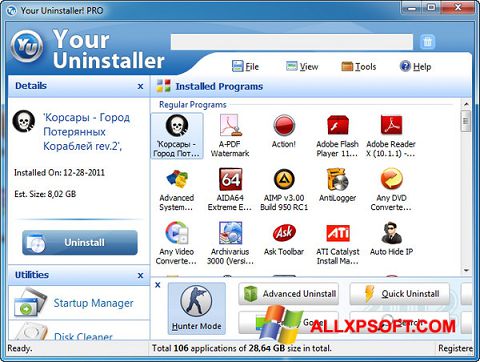 截图 Your Uninstaller Windows XP