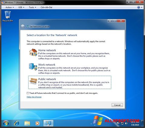 截图 Windows Virtual PC Windows XP