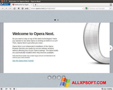 截图 Opera Developer Windows XP